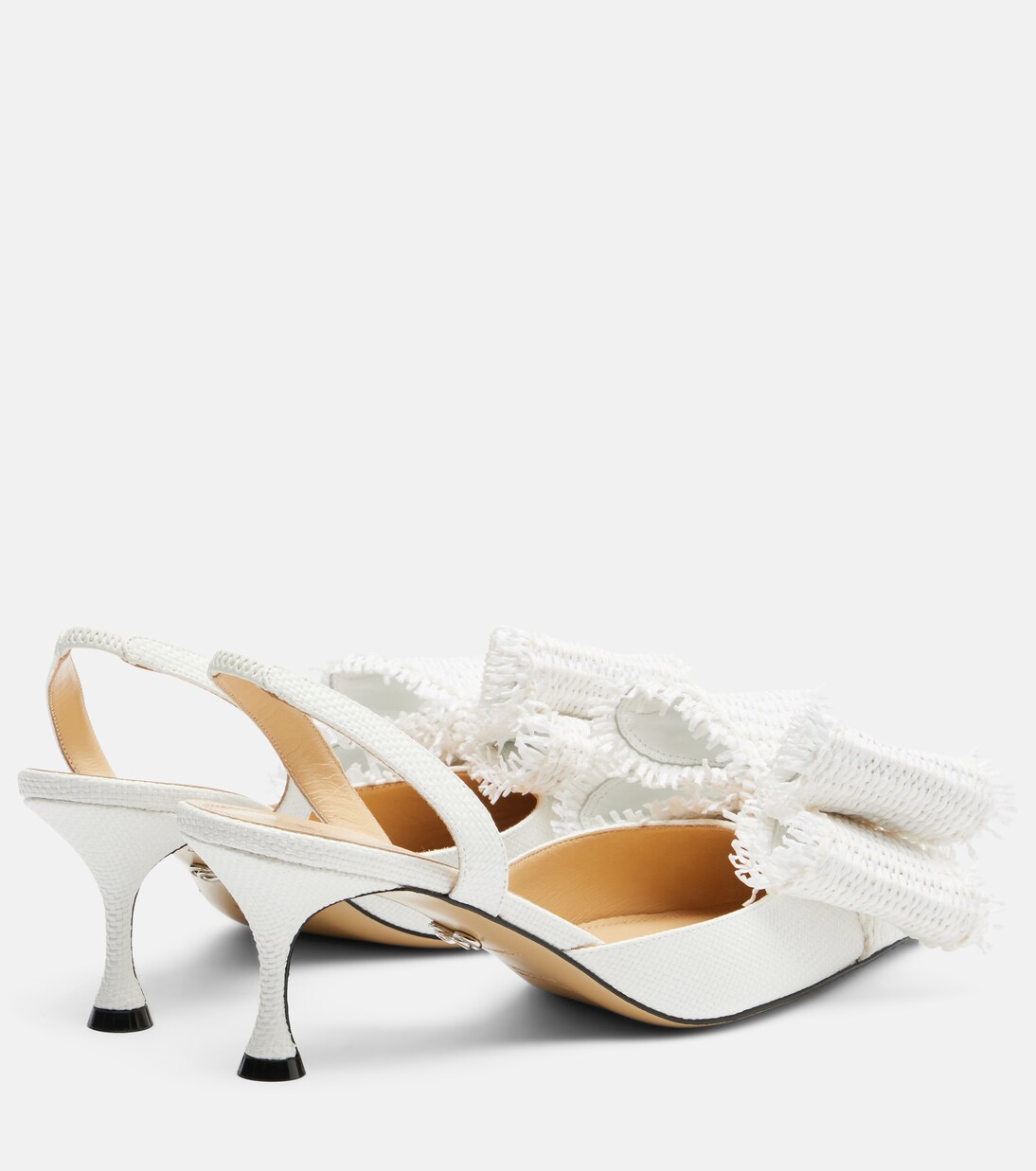 Slingback-Pumps Le Cadeau aus Raffiabast | Mach & Mach