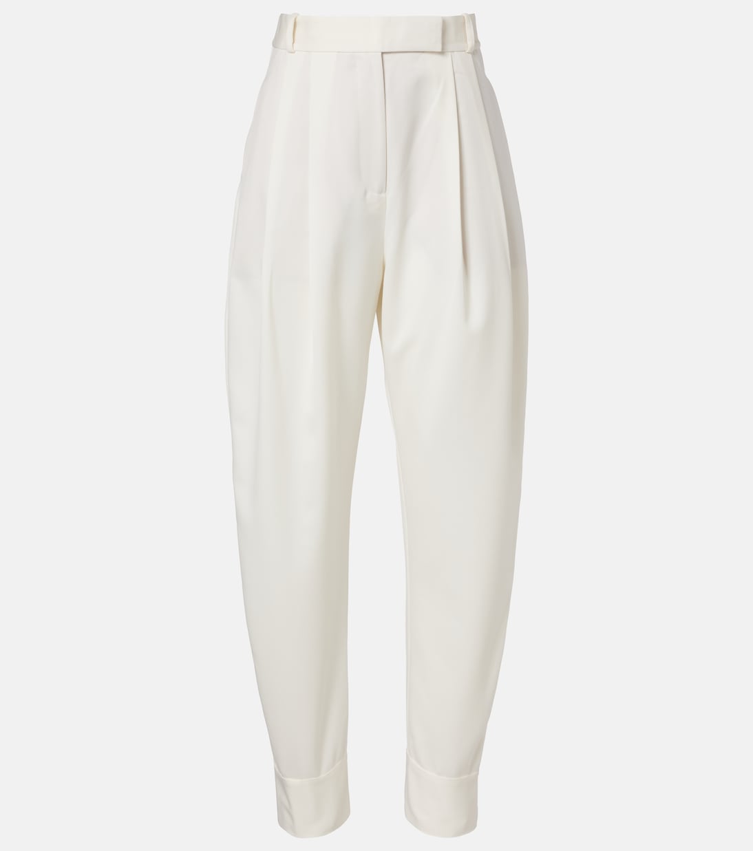 Wool-blend barrel-leg pants | Róhe