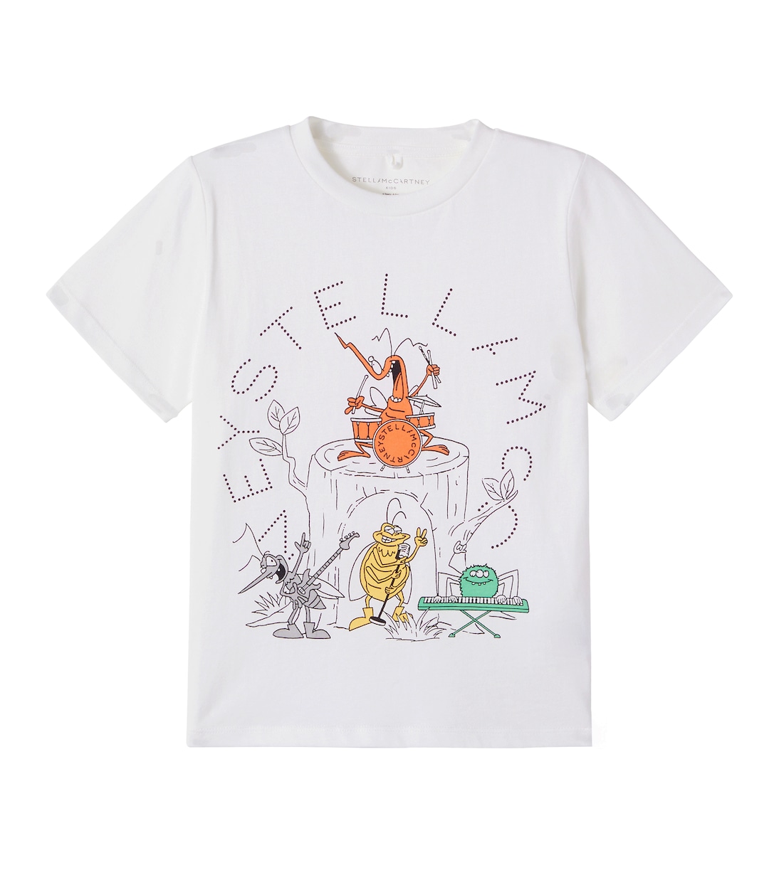 Camiseta de jersey de algodón estampada | Stella McCartney Kids