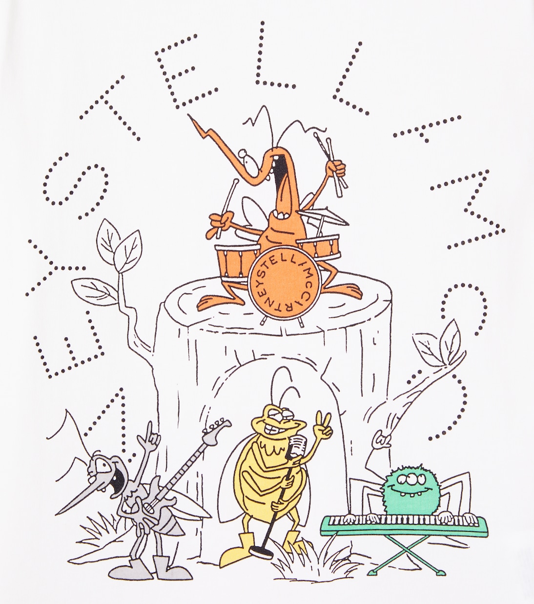 Camiseta de jersey de algodón estampada | Stella McCartney Kids