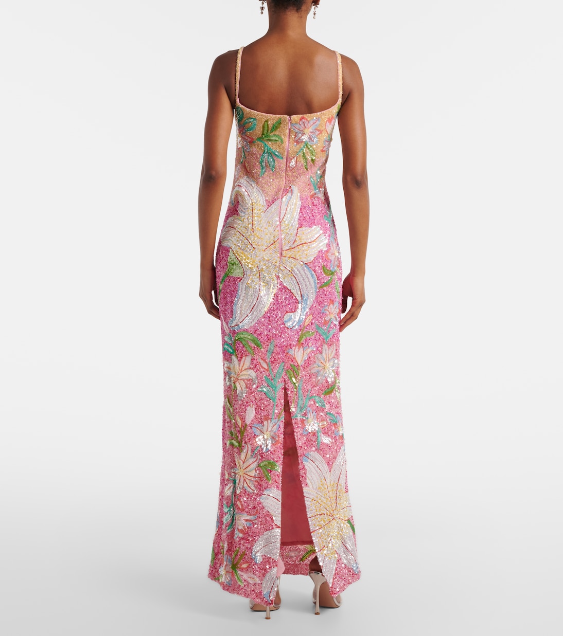 Floral sequined gown | Là Fuori