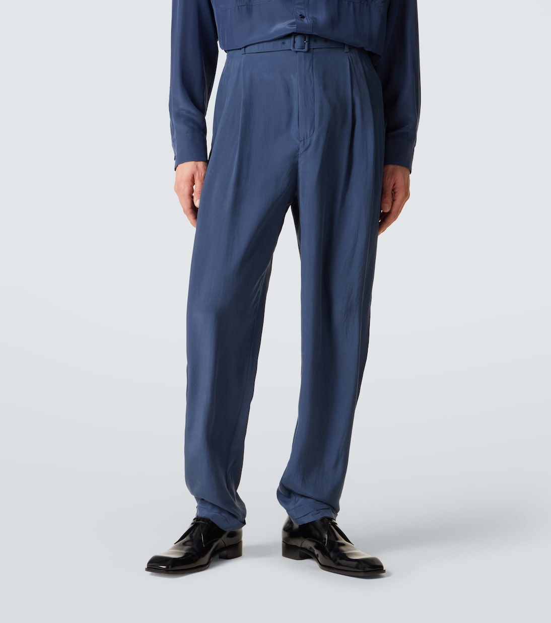 Silk habotai tapered pants | Saint Laurent