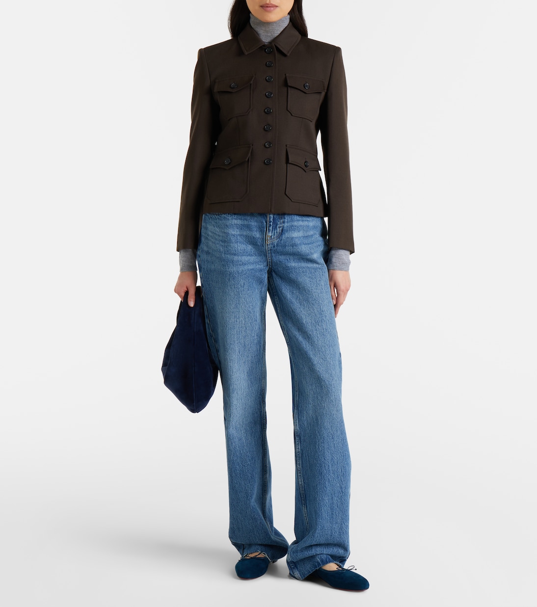 Ballerines Sweetie Jane en daim | Christian Louboutin