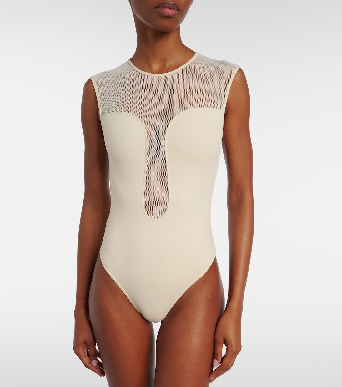 Unique mesh-trimmed swimsuit | Eres