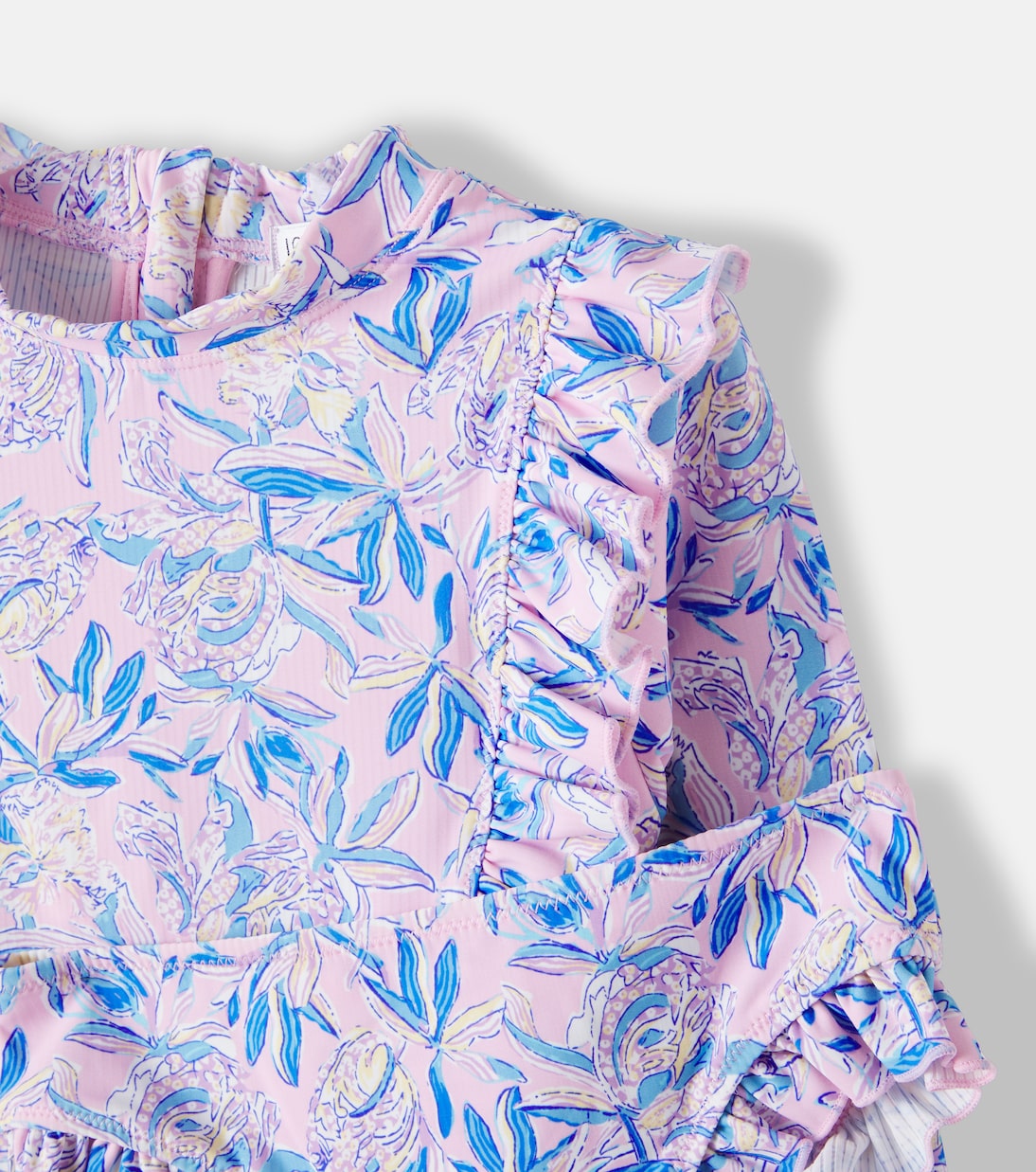 Yanika floral rashguard top and bikini bottoms set | Louise Misha