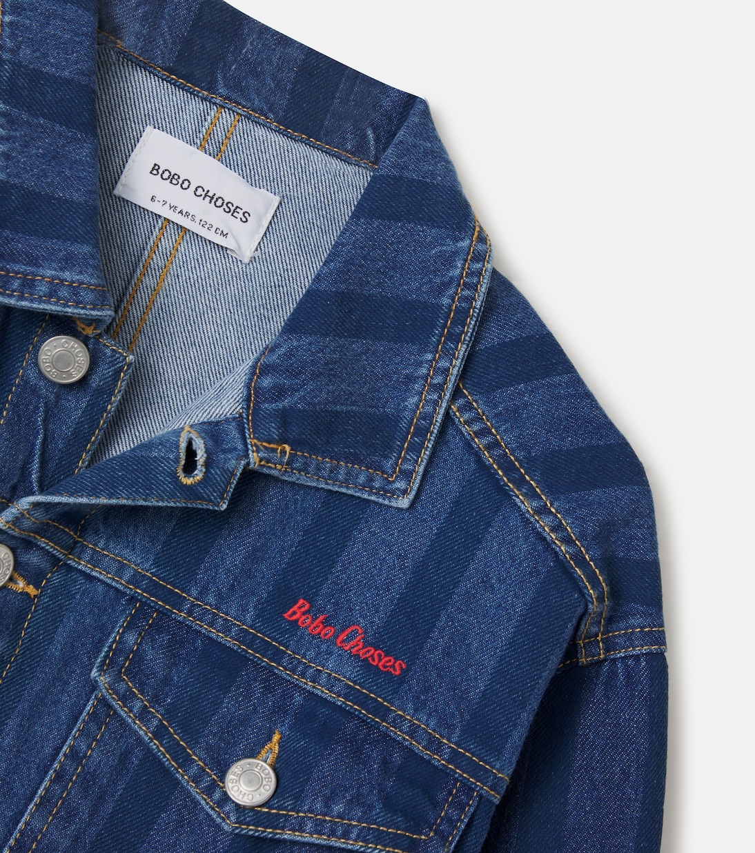 Veste rayée en jean  | Bobo Choses