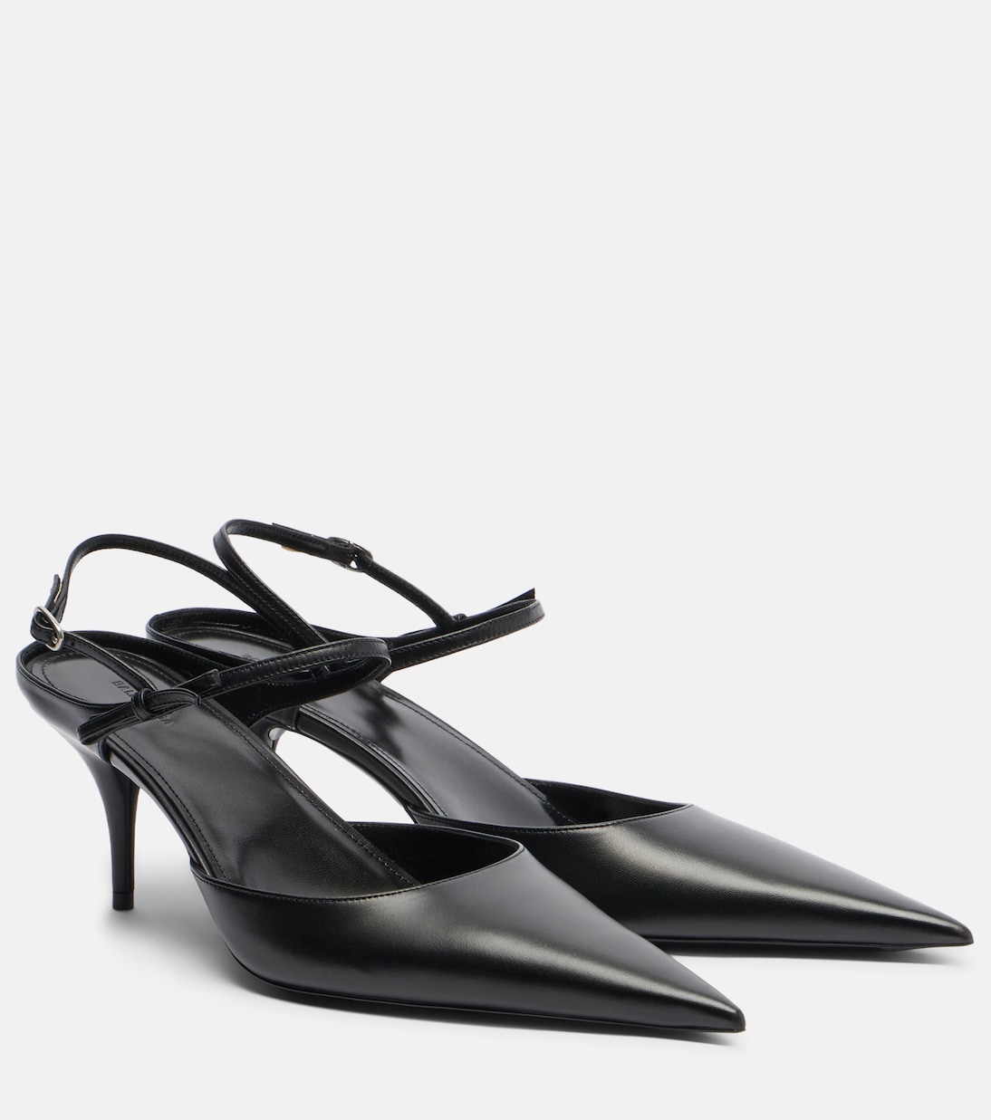 Avenue Bow leather slingback pumps | Balenciaga