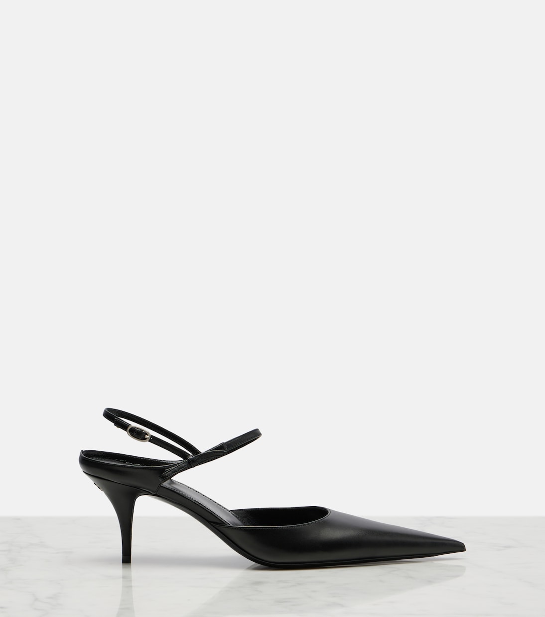 Avenue Bow leather slingback pumps | Balenciaga