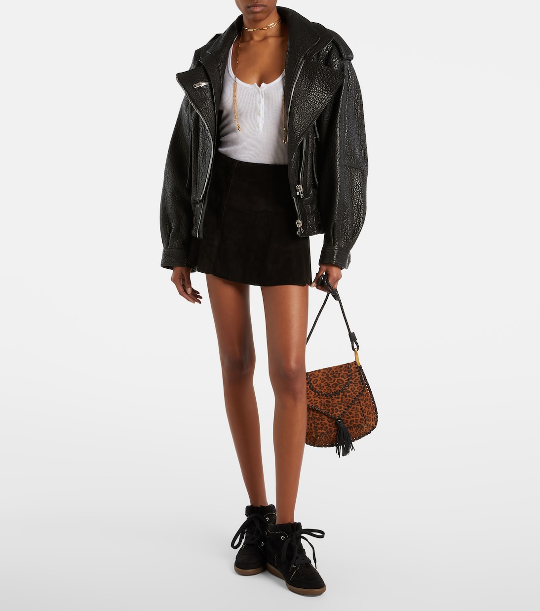 Baskets compensées Bobby en daim | Isabel Marant