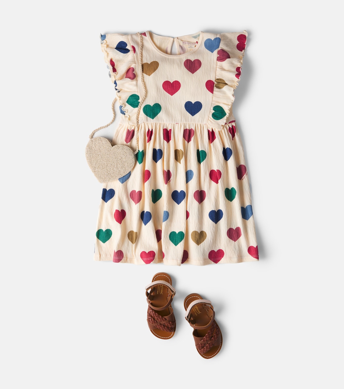 Printed cotton-blend dress | Konges Sløjd