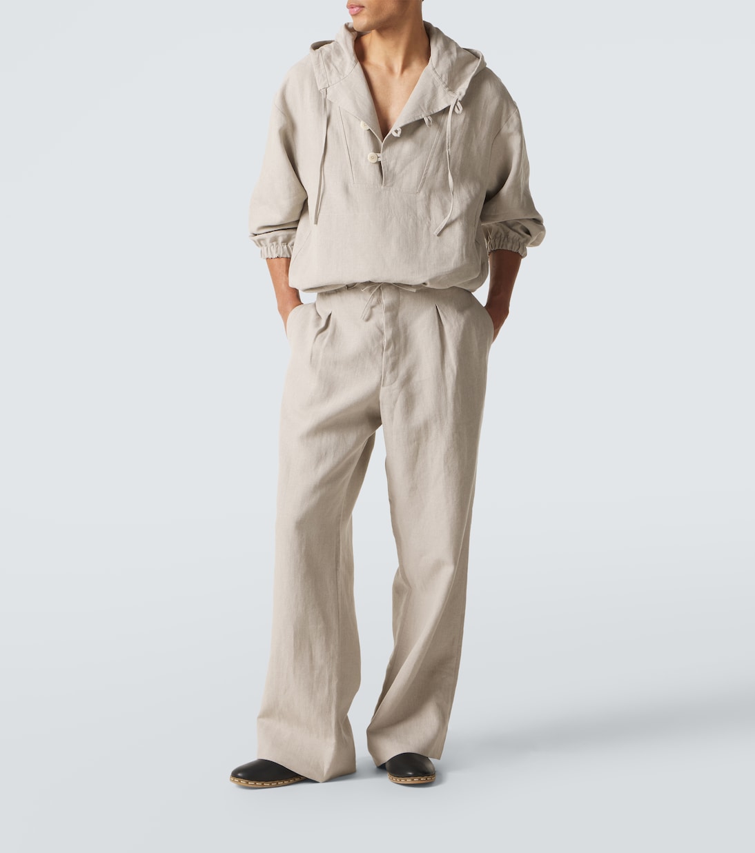 Linen straight pants | Stòffa