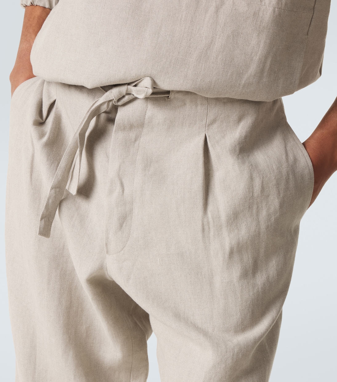 Linen straight pants | Stòffa