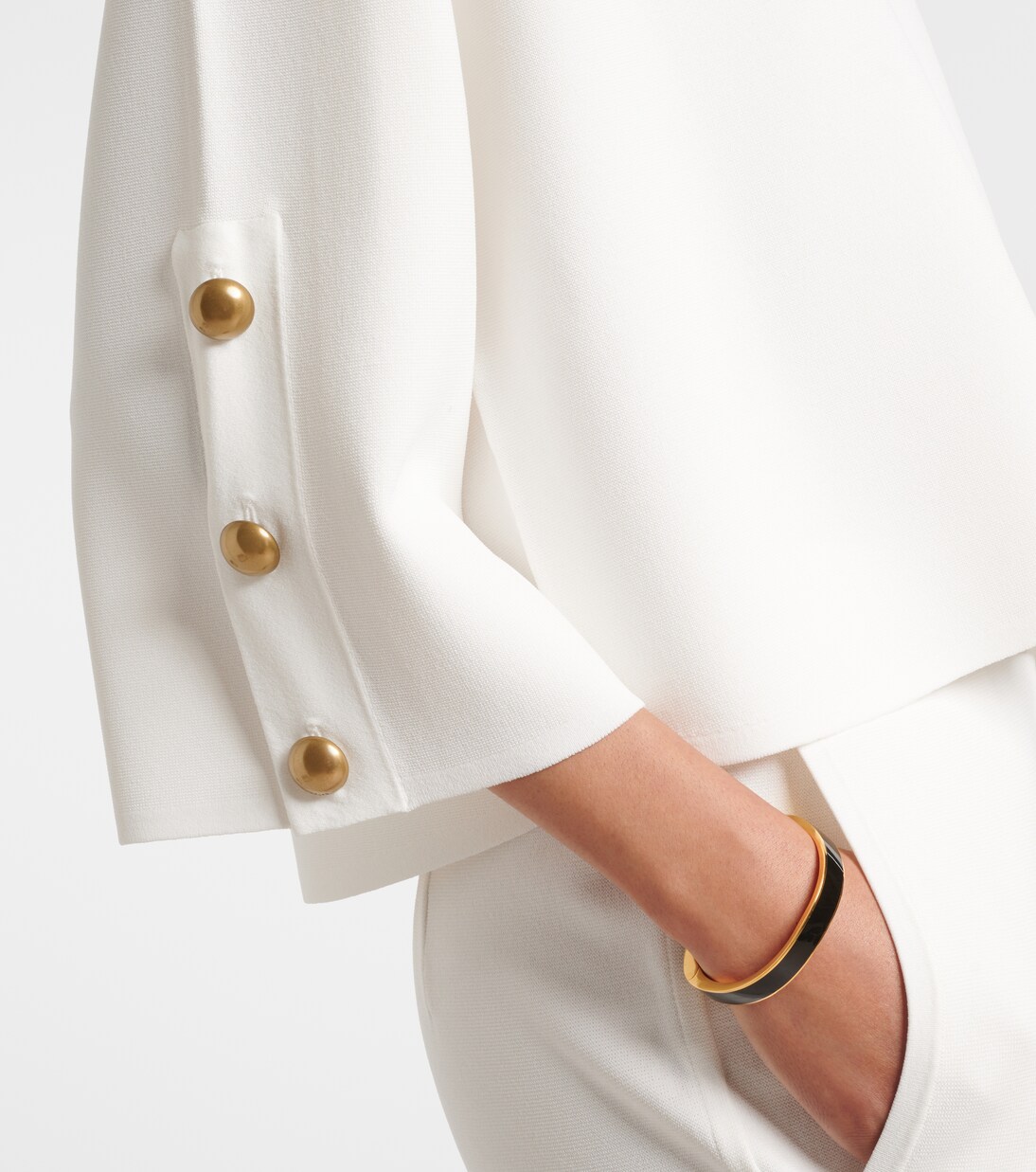 Embellished crêpe top | Max Mara