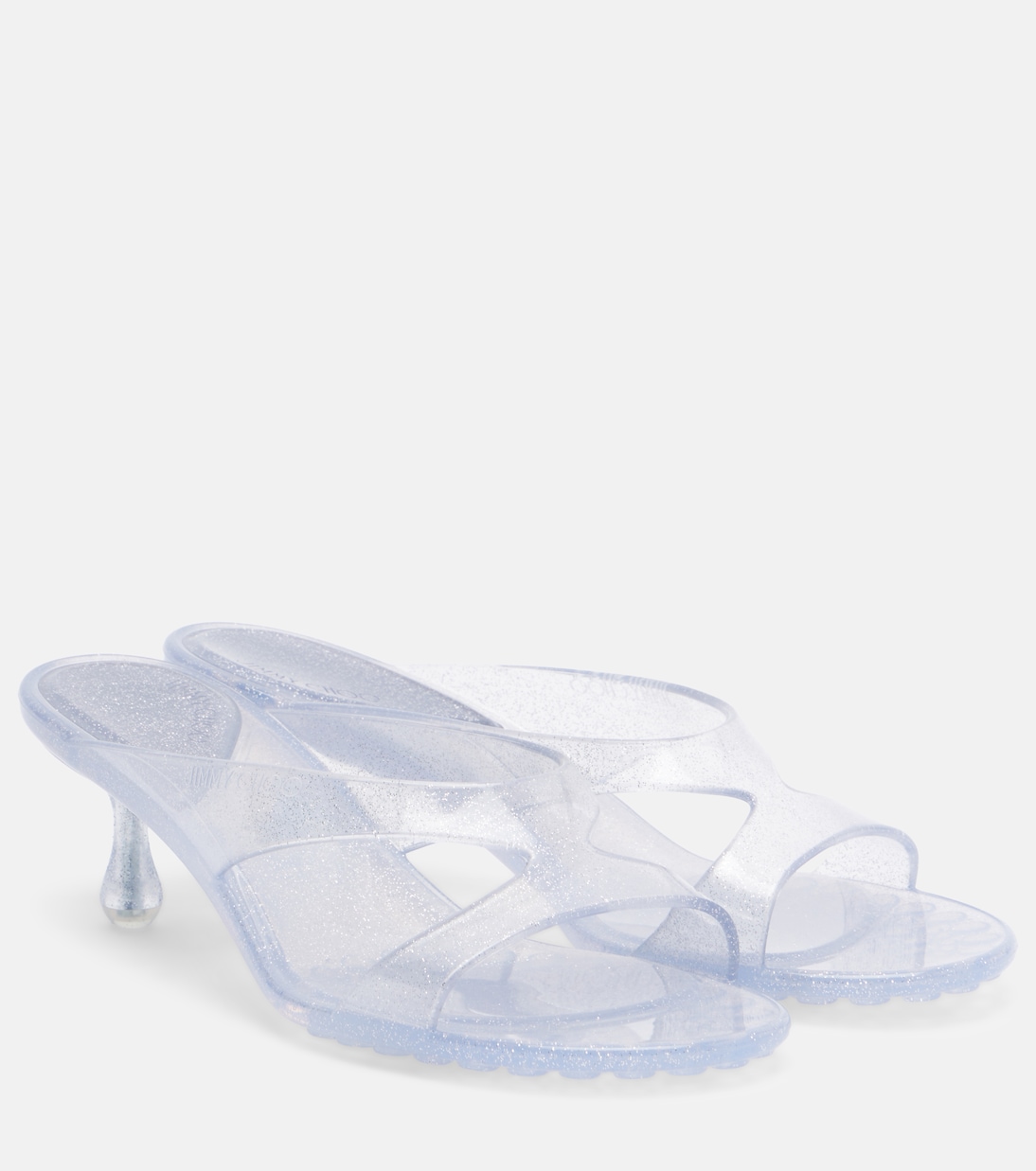 Jelly Drop glitter TPU mules | Jimmy Choo