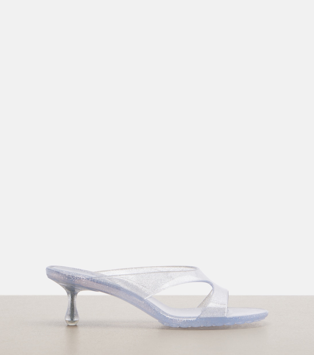 Jelly Drop glitter TPU mules | Jimmy Choo