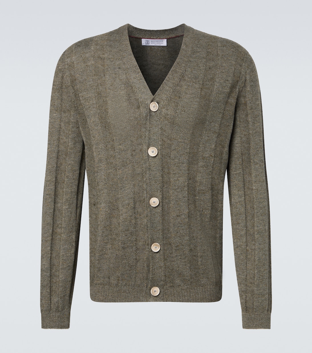 Linen and cotton cardigan | Brunello Cucinelli