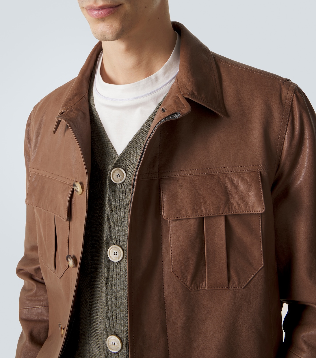 Linen and cotton cardigan | Brunello Cucinelli