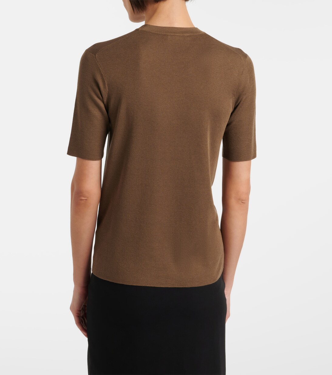 Ozzi silk-blend T-shirt | The Row