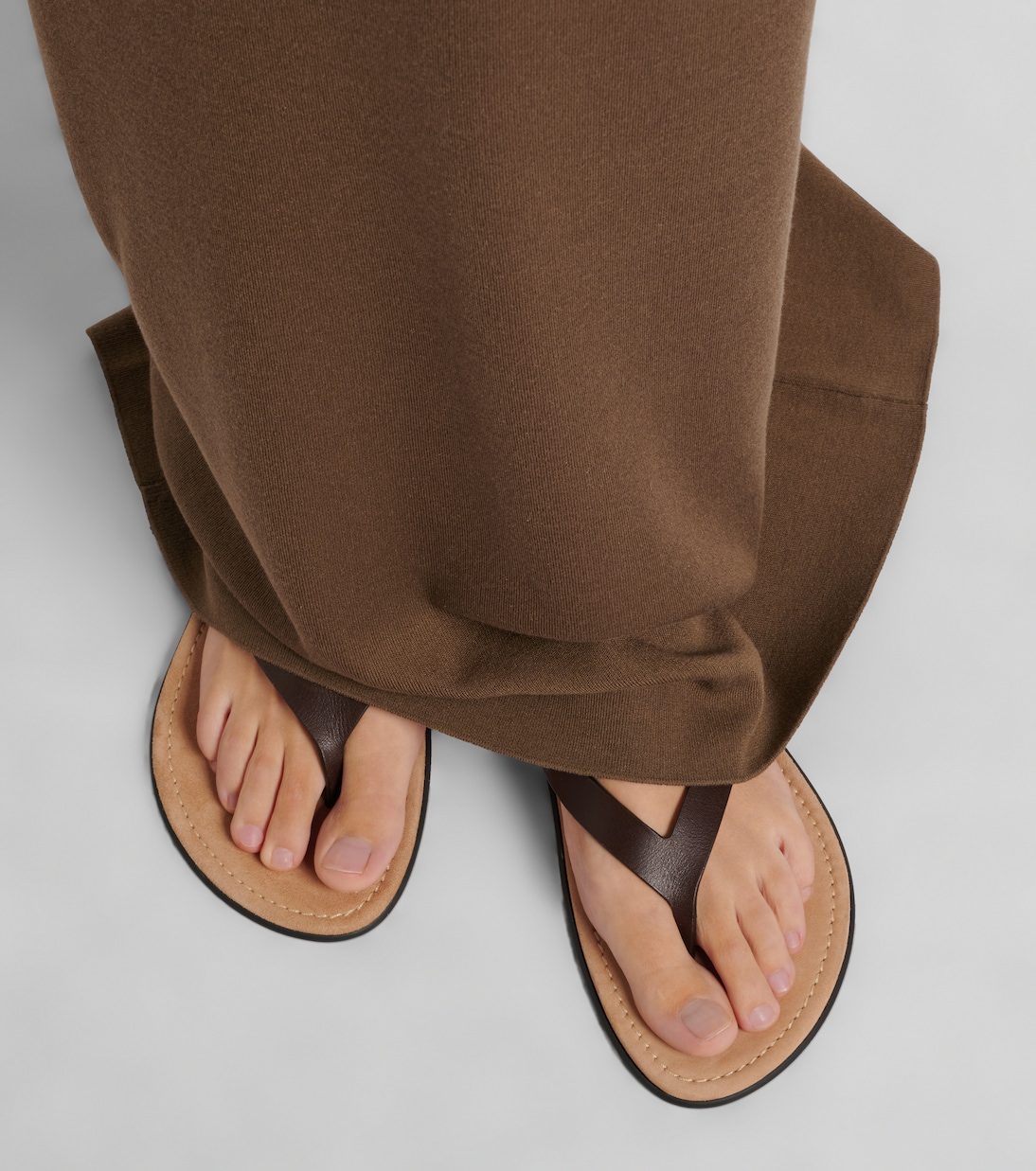 Beach leather thong sandals | The Row