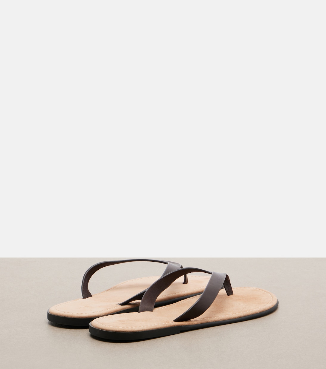 Beach leather thong sandals | The Row