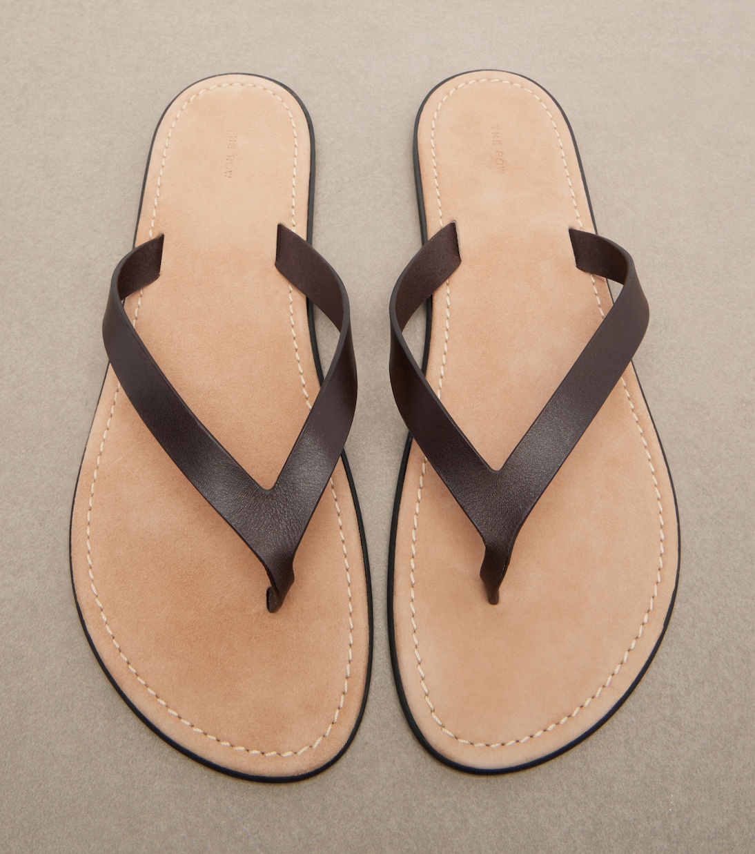 Beach leather thong sandals | The Row