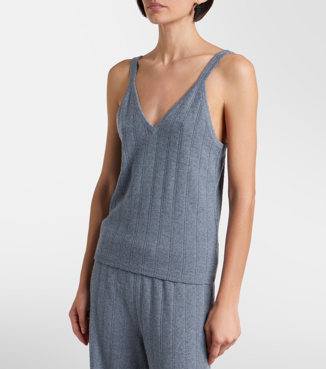 Suni cotton and cashmere tank top | Lisa Yang