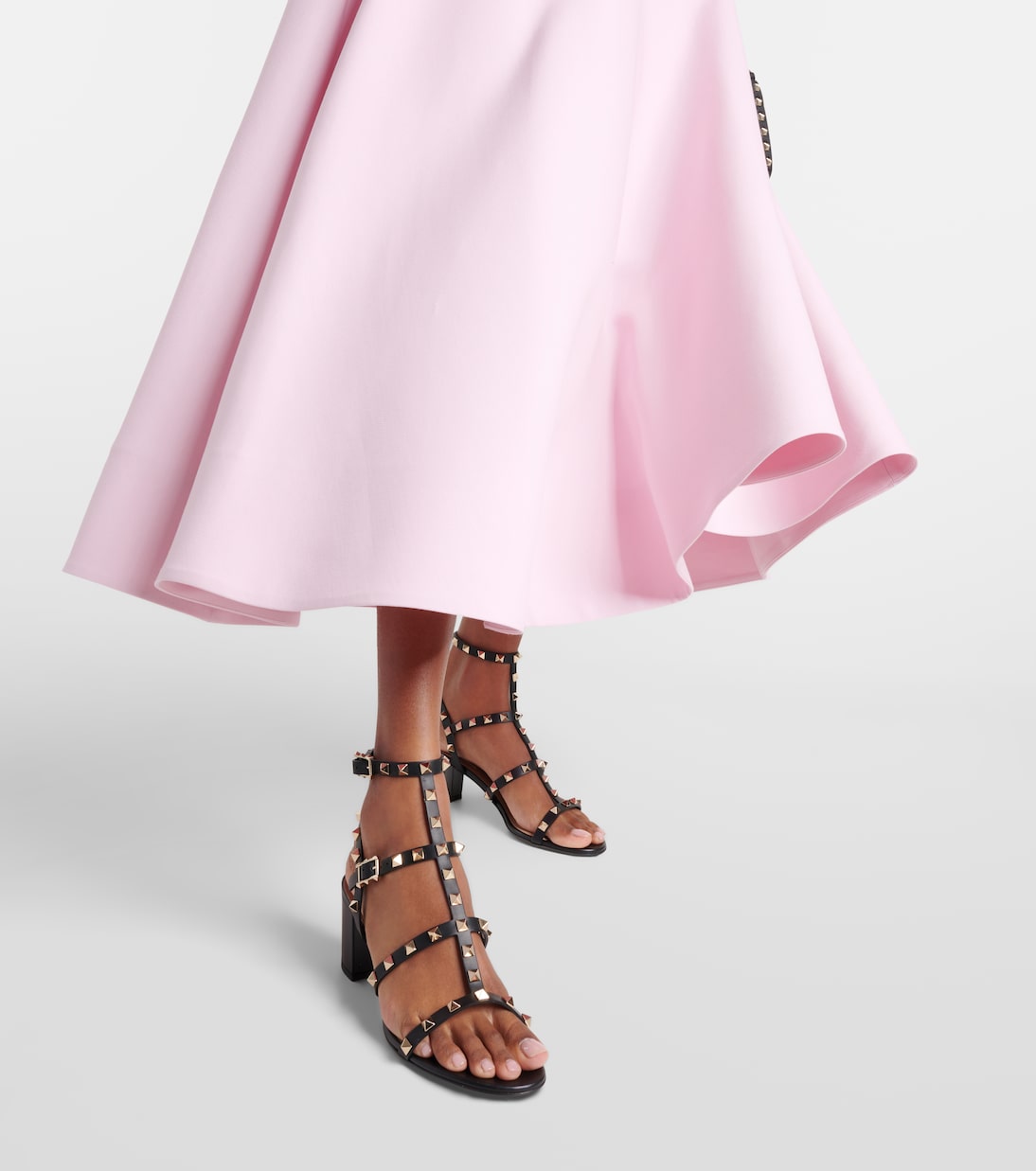 Sandalen Rockstud 65 aus Leder | Valentino Garavani