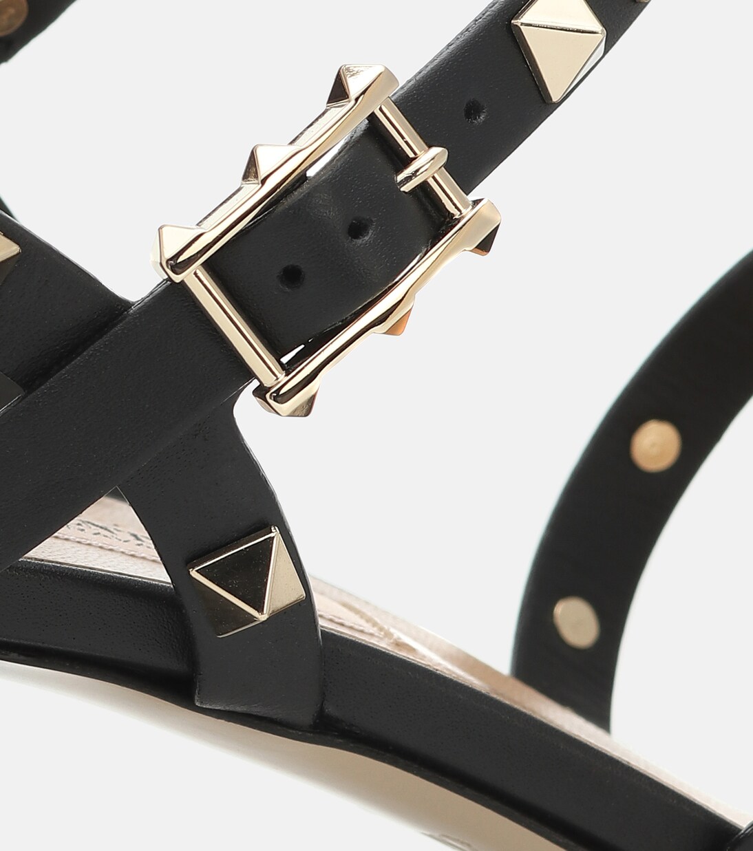 Sandalen Rockstud 65 aus Leder | Valentino Garavani