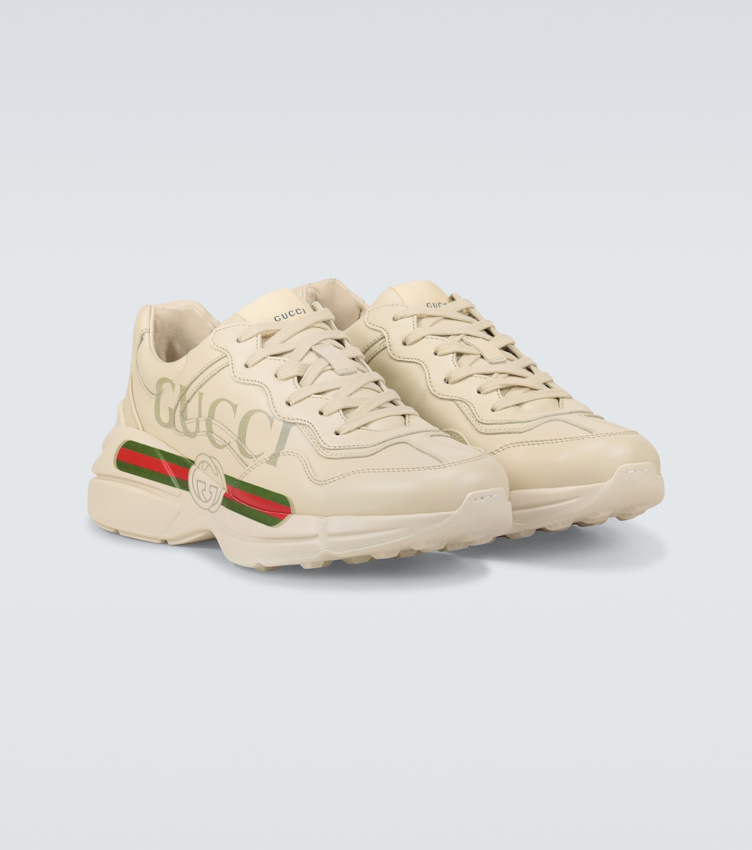 Rhyton leather sneakers | Gucci