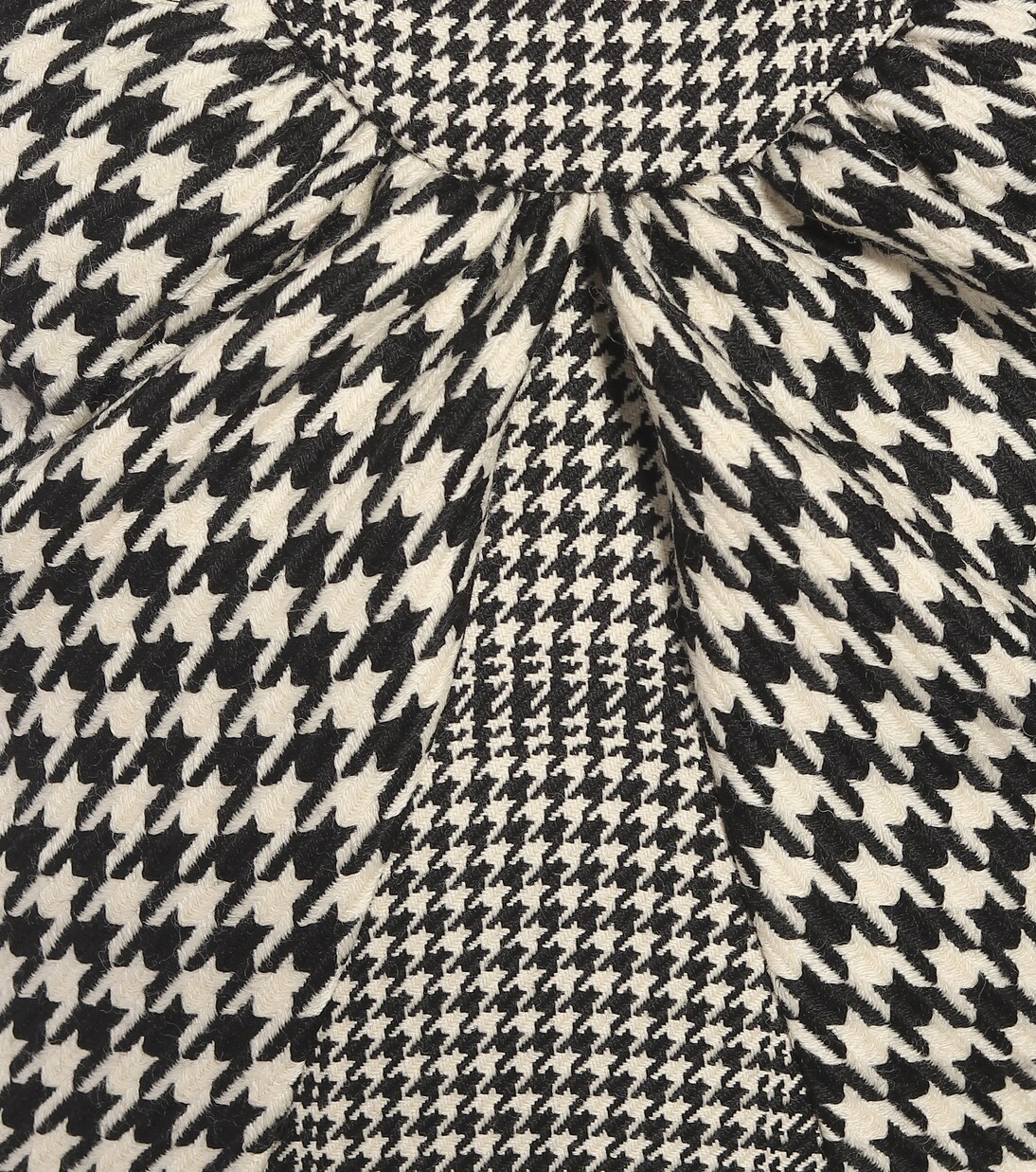 Robe midi en laine à carreaux | Marine Serre