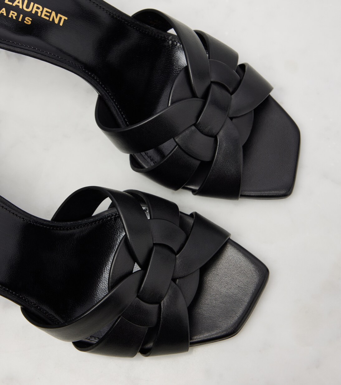 Tribute 85 leather sandals | Saint Laurent