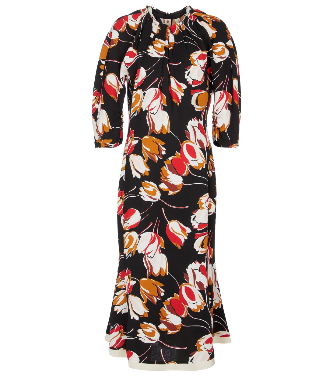 Robe midi à fleurs | Marni