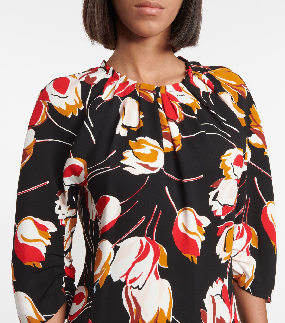 Robe midi à fleurs | Marni