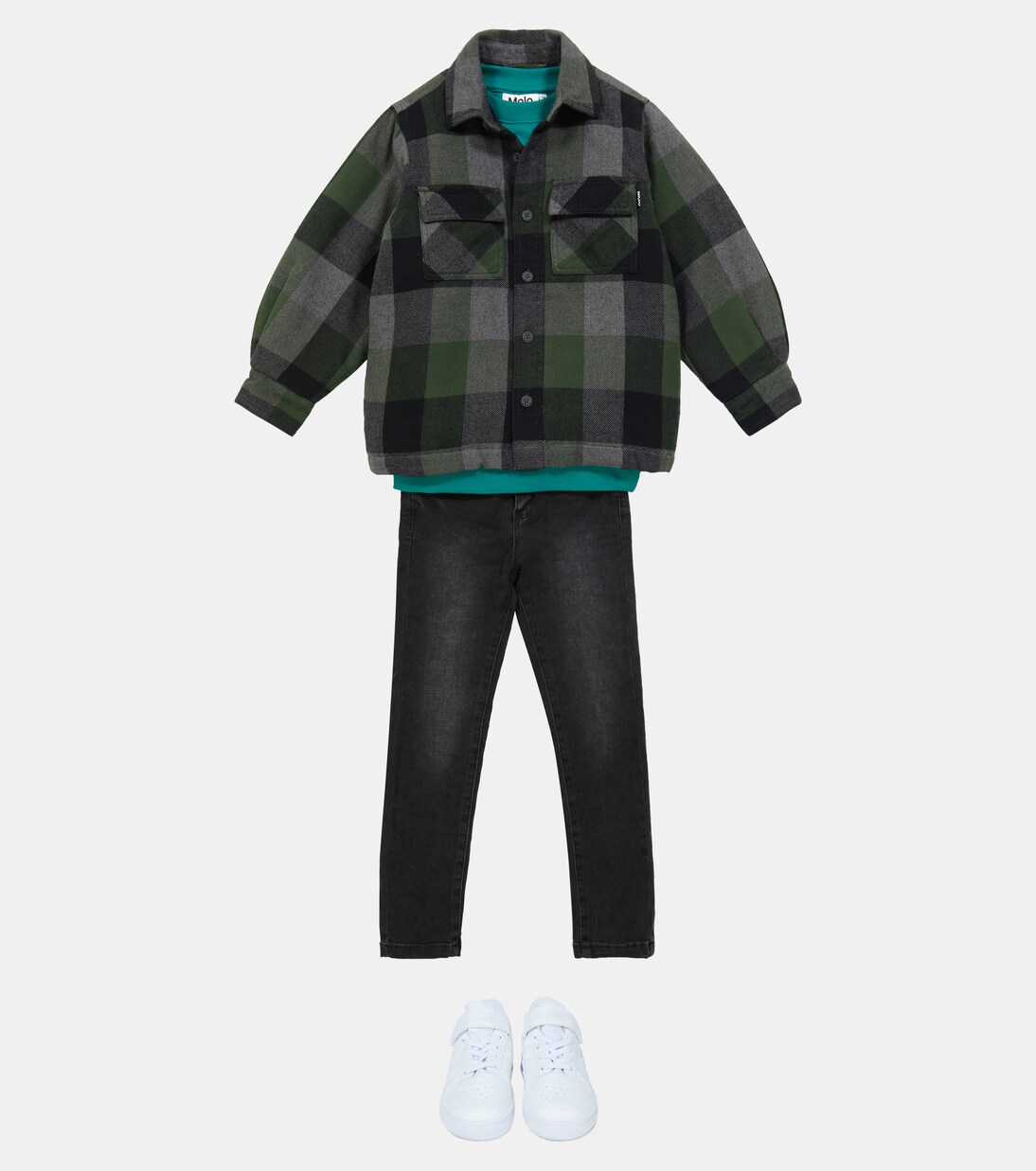 Hayes checked cotton shirt | Molo