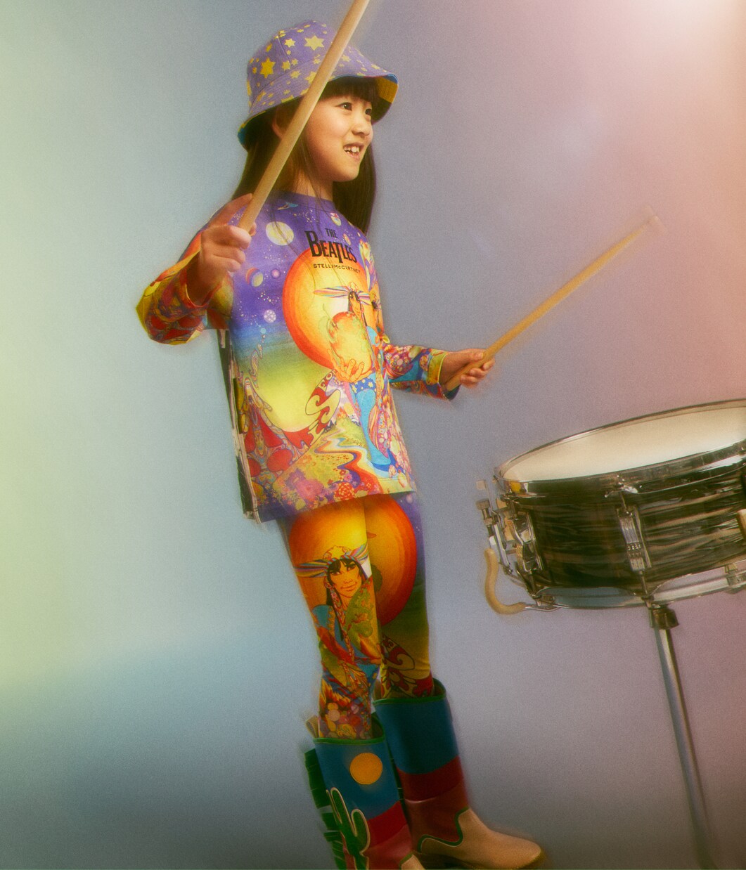 Bedruckte Leggings aus Jersey | Stella McCartney Kids