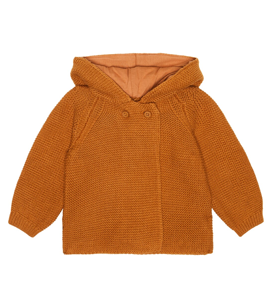 Baby Fox cotton and wool cardigan | Stella McCartney Kids
