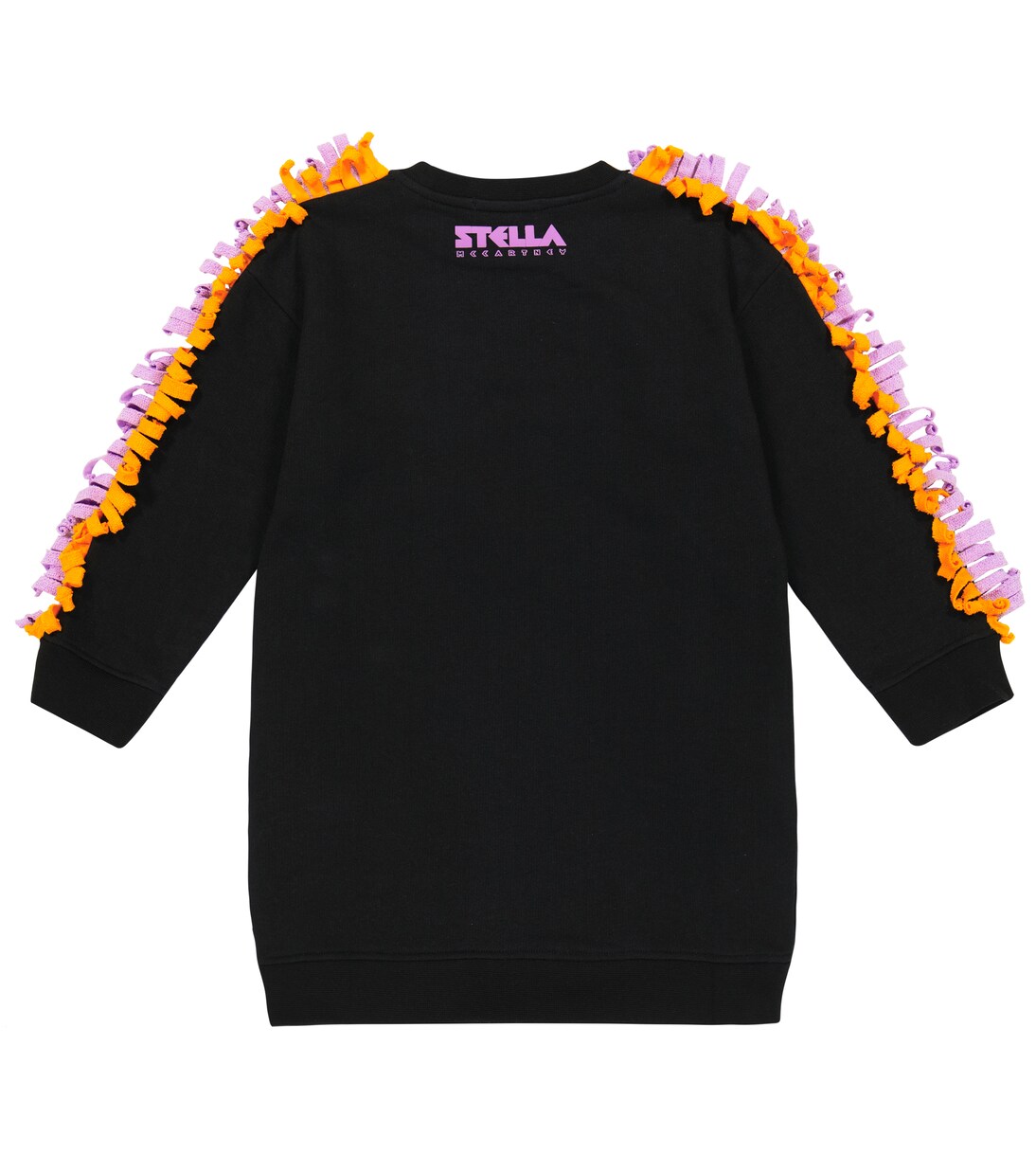 x Disney® fringed cotton fleece dress | Stella McCartney Kids