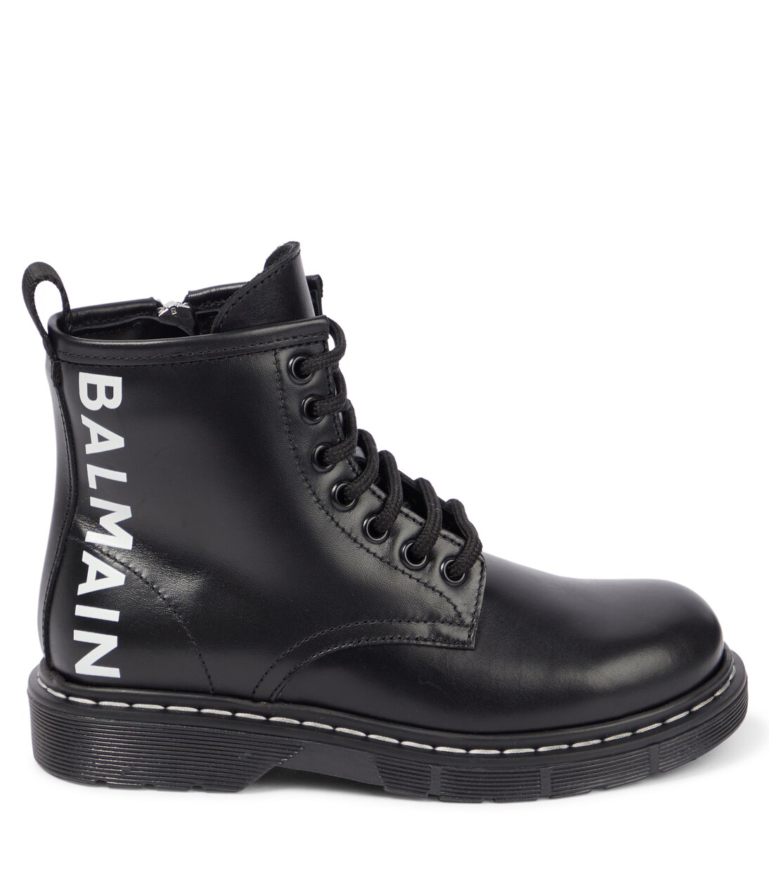 Stiefel aus Leder | Balmain Kids