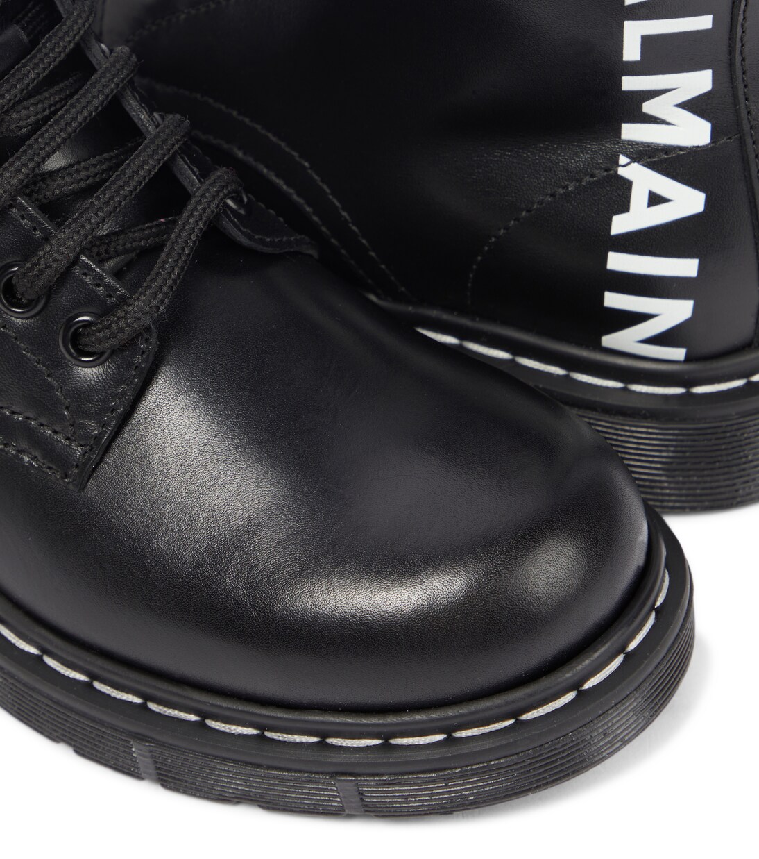 Stiefel aus Leder | Balmain Kids