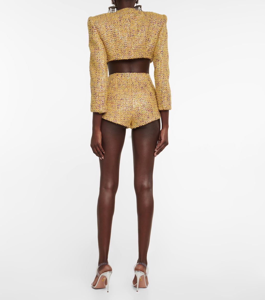 Verzierte Shorts aus Tweed | Area