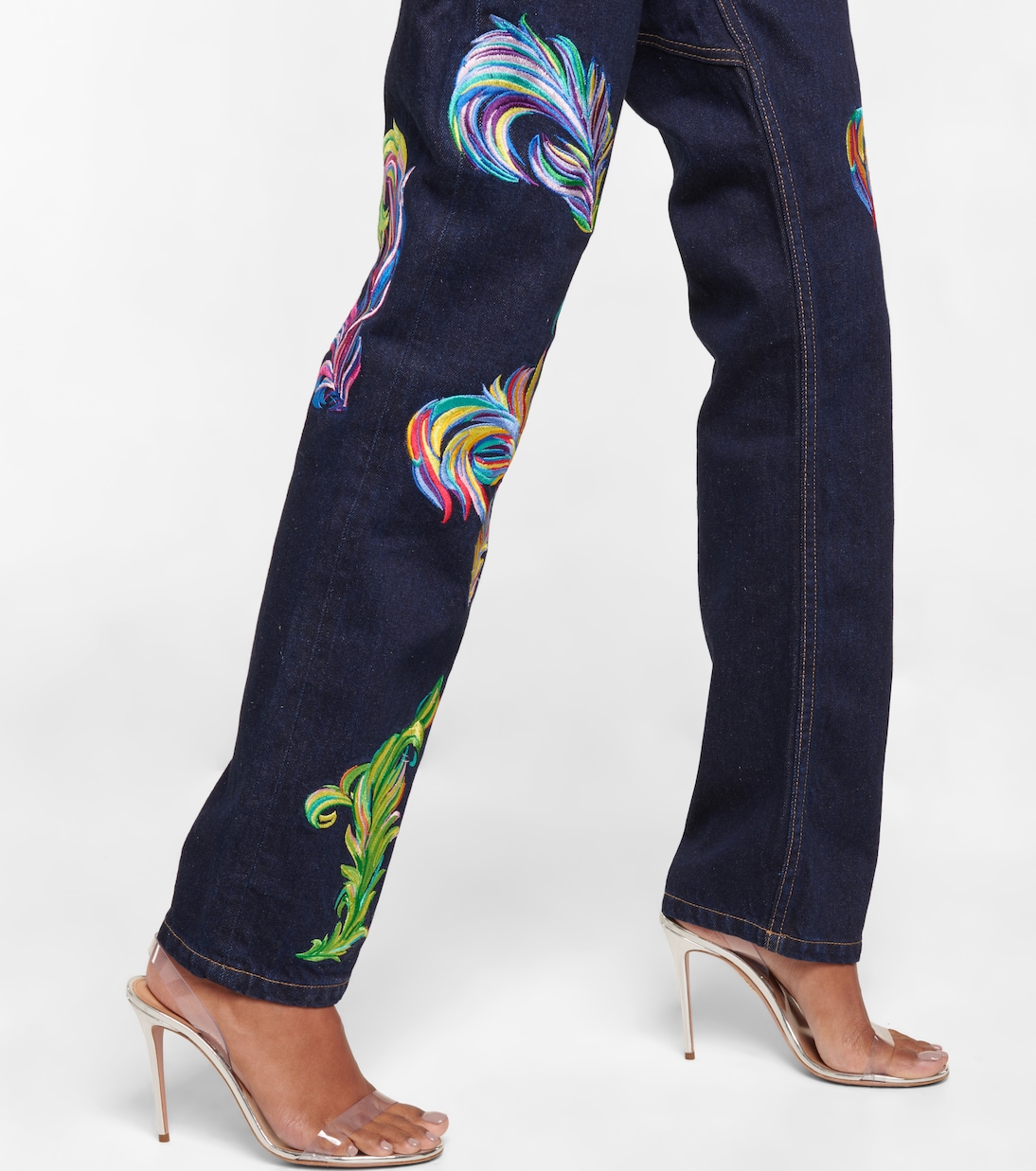 High-Rise Straight Jeans | Area
