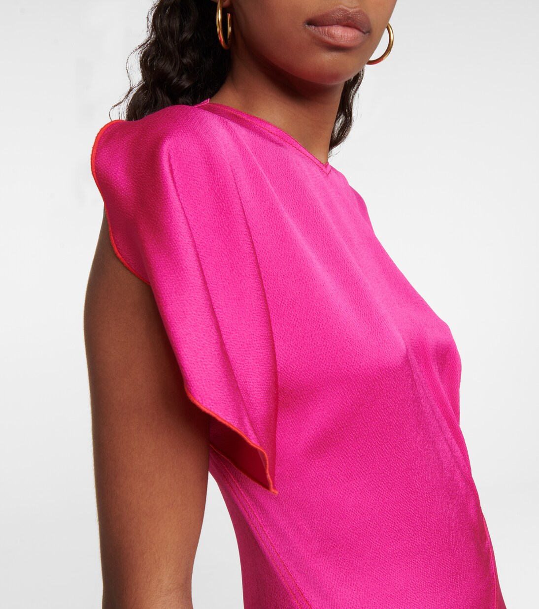 Robe en satin | Victoria Beckham