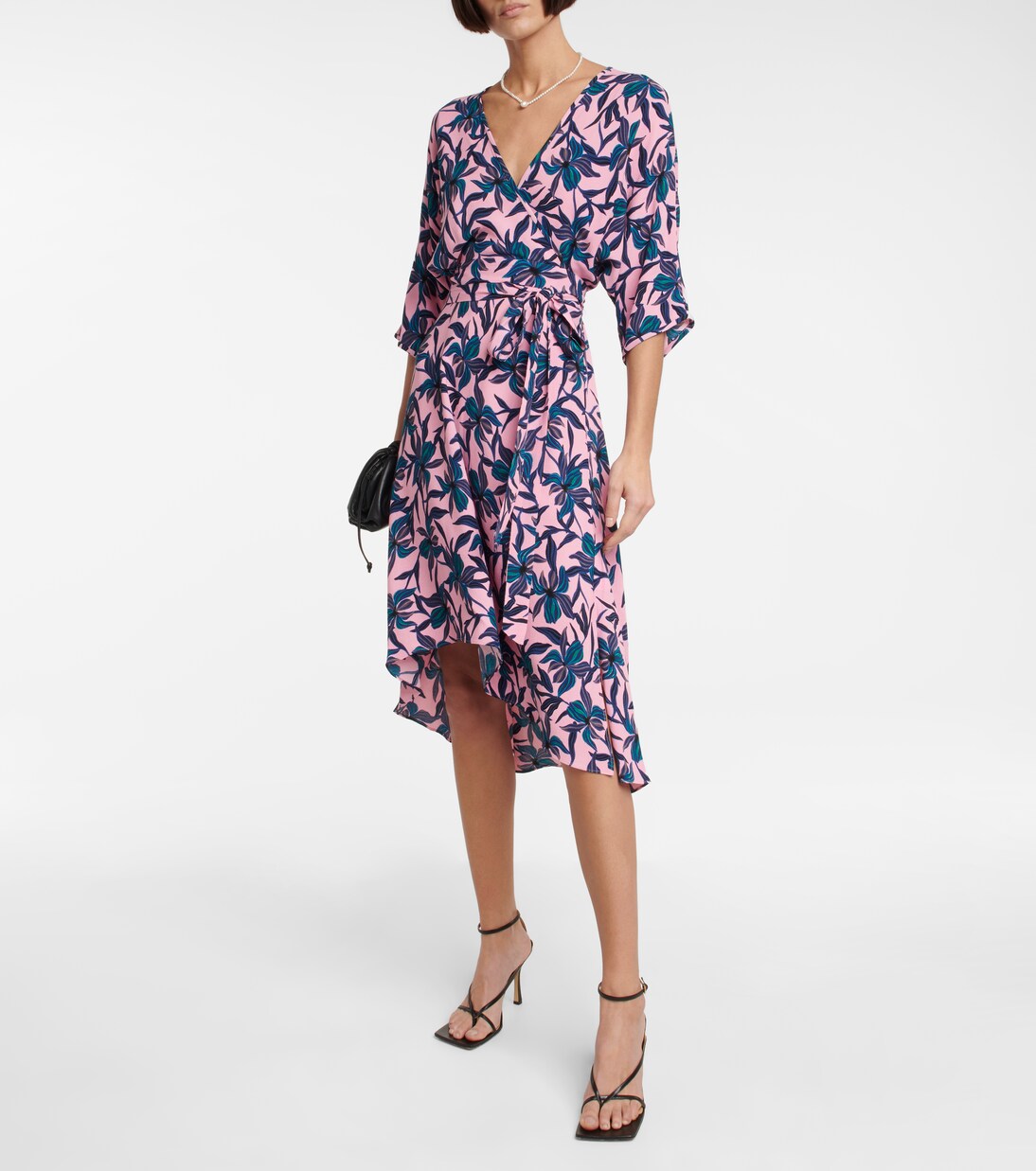 Robe midi à fleurs | Diane von Furstenberg
