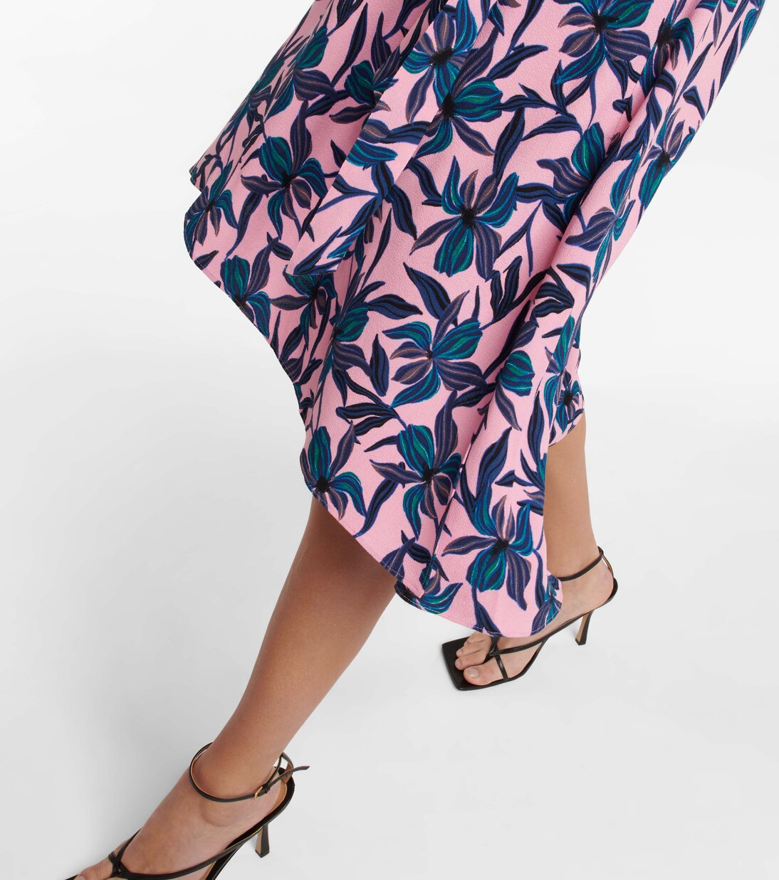 Robe midi à fleurs | Diane von Furstenberg