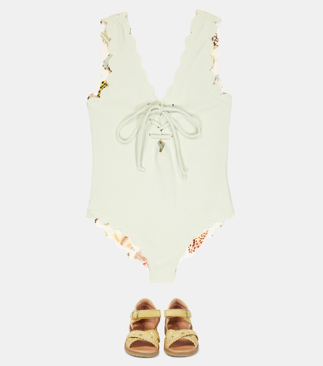 Palm Springs scalloped swimsuit | Marysia Bumby