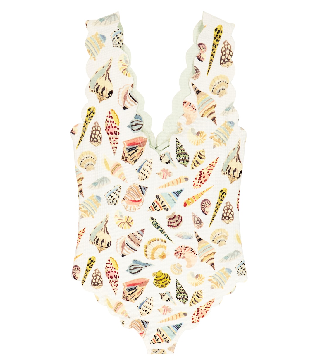 Palm Springs scalloped swimsuit | Marysia Bumby