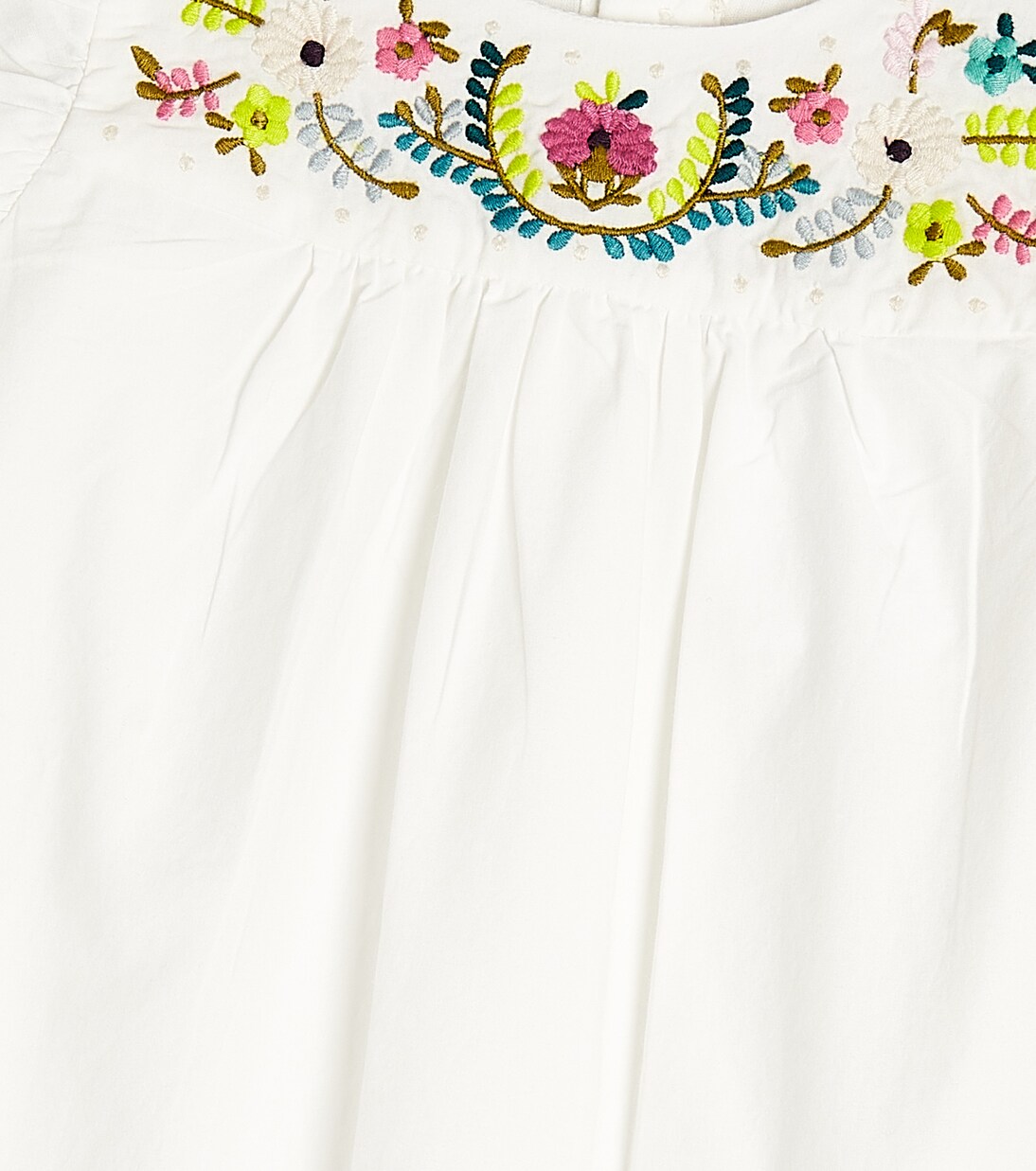Bébé – Robe Laurie brodée en coton | Bonpoint
