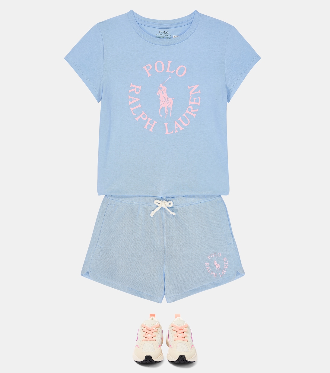 Pony cotton-blend shorts | Polo Ralph Lauren Kids