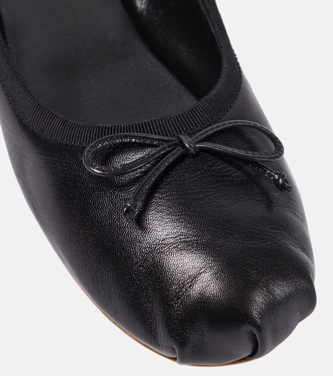 Mary-Jane-Ballerinas aus Leder | Miu Miu