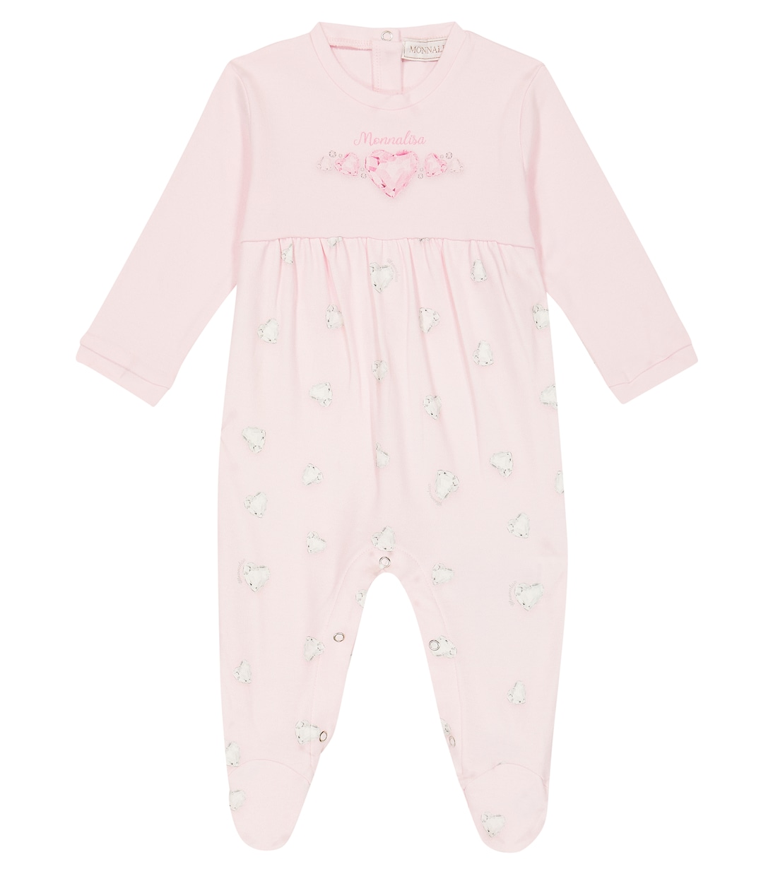 Baby Strampler aus Baumwoll-Jersey | Monnalisa